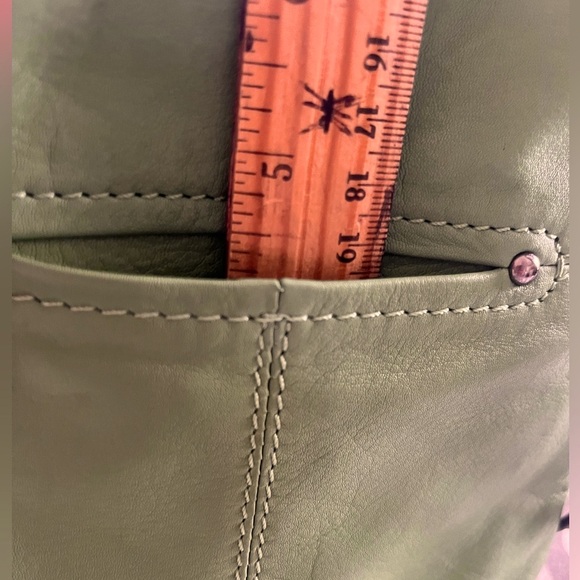 🥳👛HP👛🥳Leather Crossbody Bag W/Multi Pocket 3 Zip Shoulder Handbag 8.5x7 - Picture 10 of 13